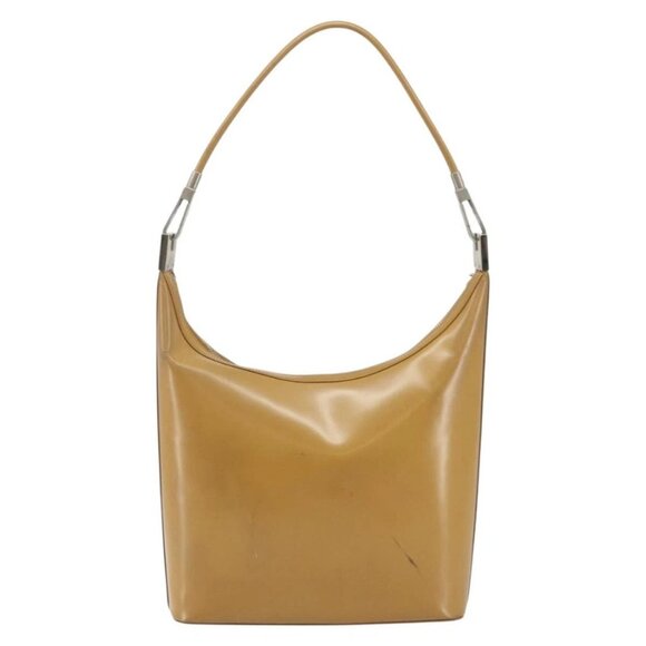 GUCCI Shoulder Bag Leather Brown Silver 001 3814 Auth BA4810 - Picture 2 of 16